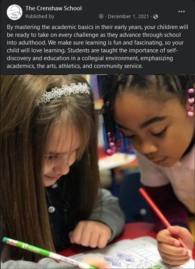 crenshaw-social-media Market a Private School: Turn Inquiries Into Enrolled