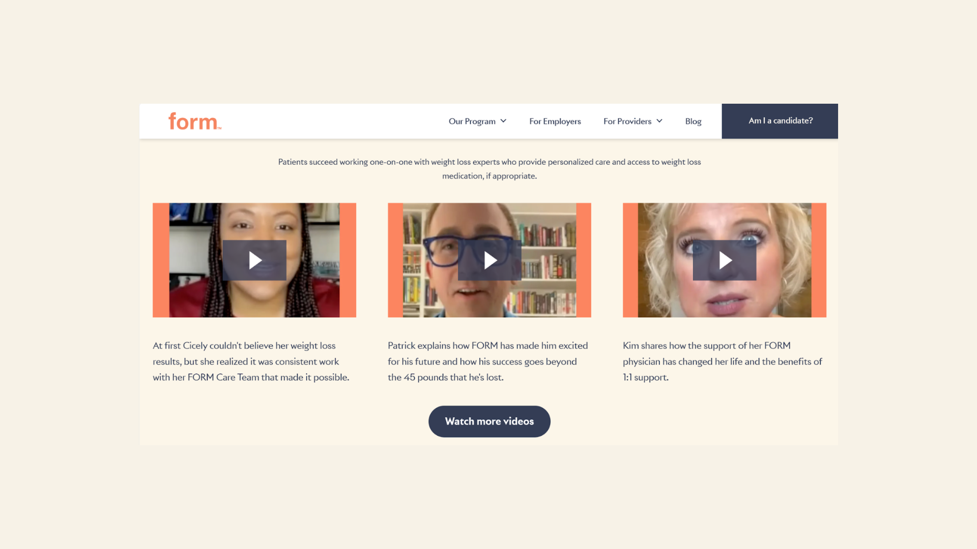 Video Testimonials That Maximize Customer Trust image Form health video testimonials