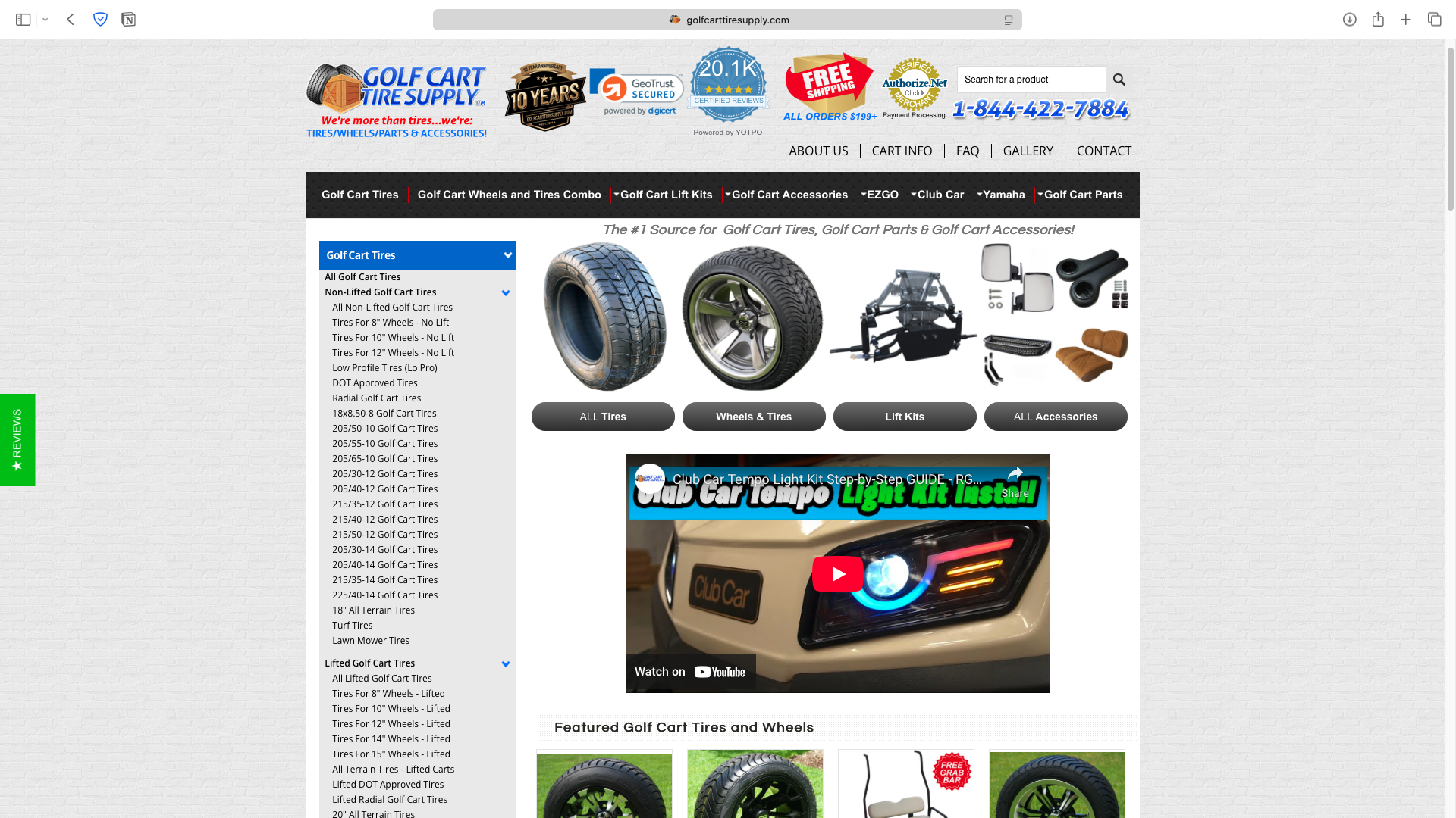 UX Challenges for Niche Brands image Designing UX for Specialized Niches Golf Cart Tire Supply