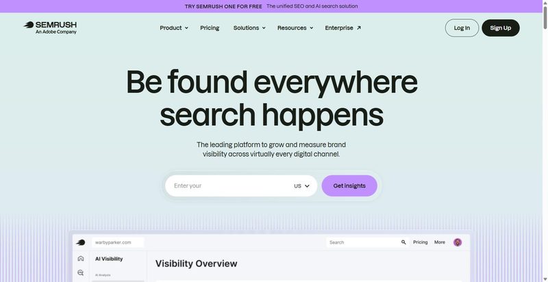Semrush screenshot