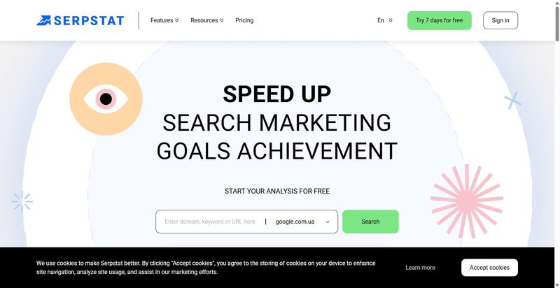 Discover 6 Best Competitor Analysis Tools for Agencies in 2026 - Cube Creative Design | Digital Marketing image Serpstat Screenshot