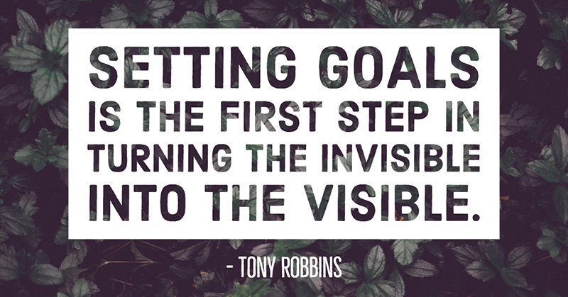 31 Quotes for When Motivation Runs Out image Setting goals is the first step in turning the invisible into the visible. -Tony Robbins